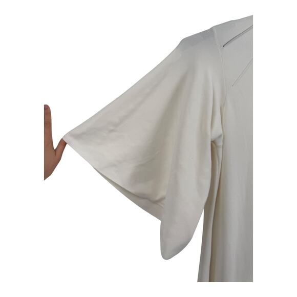 Ted Baker sweater Dress Lounia Fluted Sleeve Body-Con cream size 6 (US 14) - Picture 3 of 8